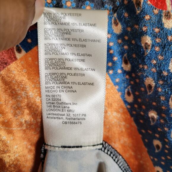 Free People Womens Parker Patchwork Velvet Sheer Maxi Dress Size Small Black - Picture 7 of 10